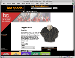 BCA Clipper Jacket page, black