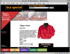 BCA Clipper Jacket page, red